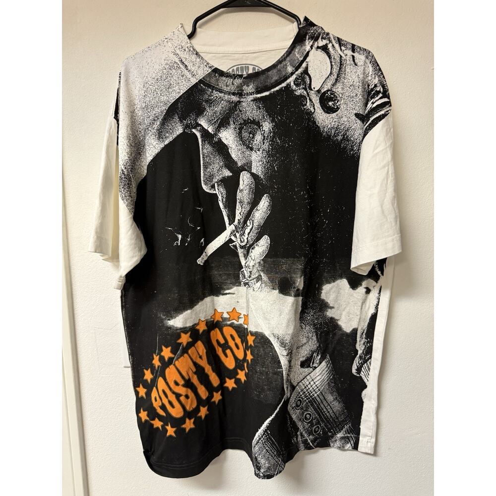 Post Malone Big Ass Stadium Tour All Over Print Tee Size Large